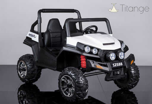 Buggy XXL Noir - Deux places, 4 Moteurs  | Voiture pour enfant