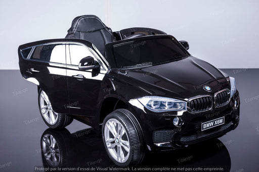 BMW X6M, SUV Noir métallisé | Voiture pour enfant [Version Luxe]