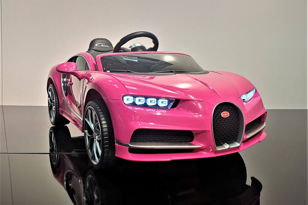 Bugatti Chiron, Rose, Voiture pour enfant [Version Luxe] — Titange Cars