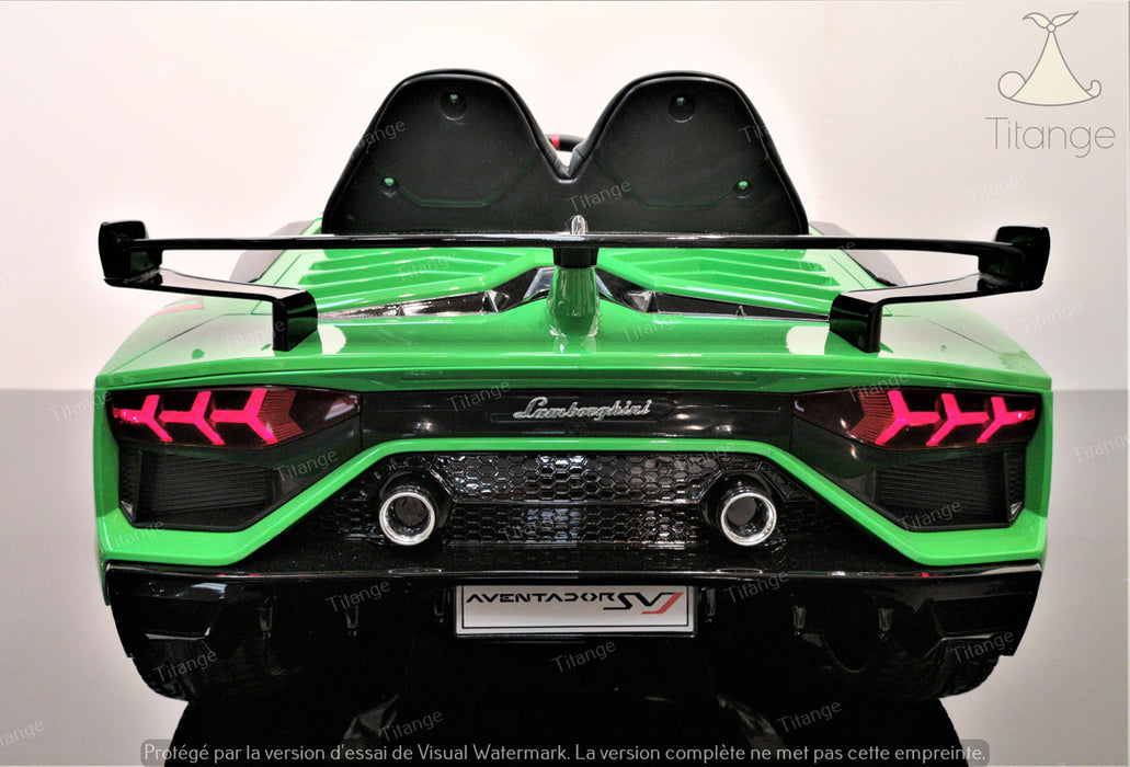Lamborghini Aventador Vert | Voiture pour enfant
