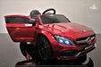 Mercedes C63 Rouge métallisé | Voiture pour enfant [Version Luxe]